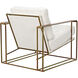 Oryan Brass Occasional Chair