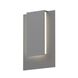 Reveal LED 11.75 inch Textured Gray Indoor-Outdoor Sconce, Inside-Out