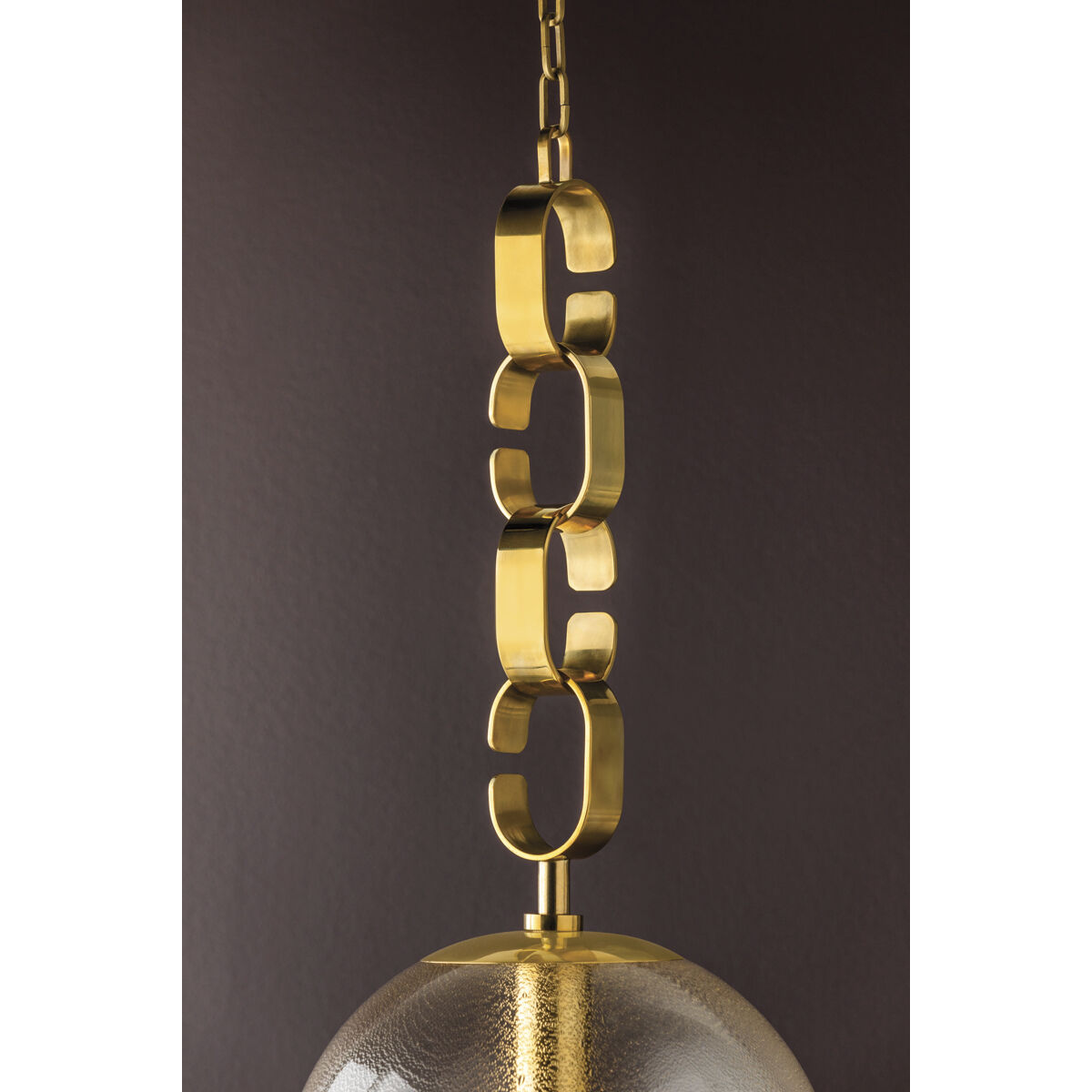 Nessa 1 Light 13 inch Vintage Brass Pendant Ceiling Light