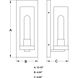 Grantley LED 12.5 inch Matte Black Outdoor Wall