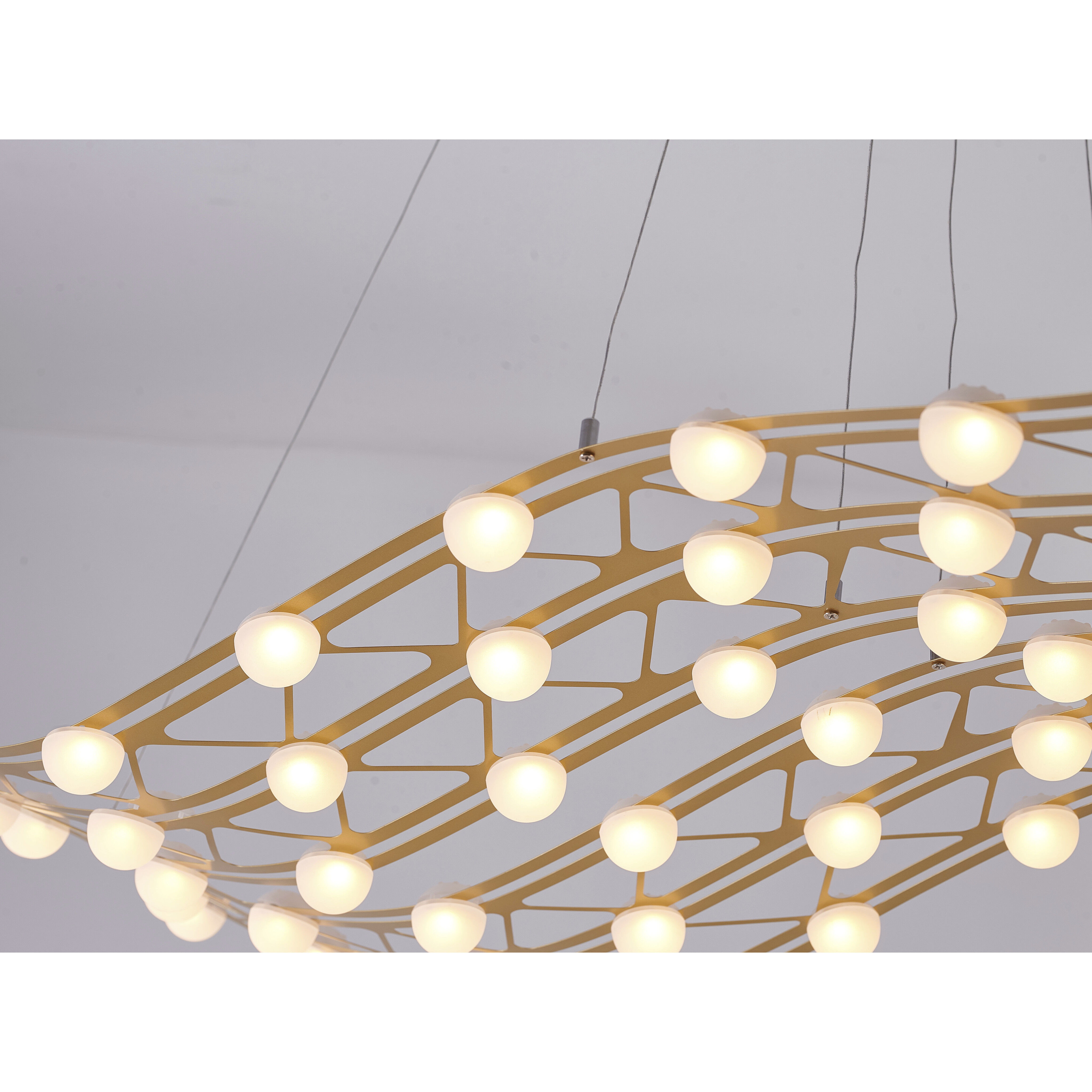 Canada LED 15.7 inch Gold Chandelier Ceiling Light