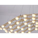 Canada LED 15.7 inch Gold Chandelier Ceiling Light