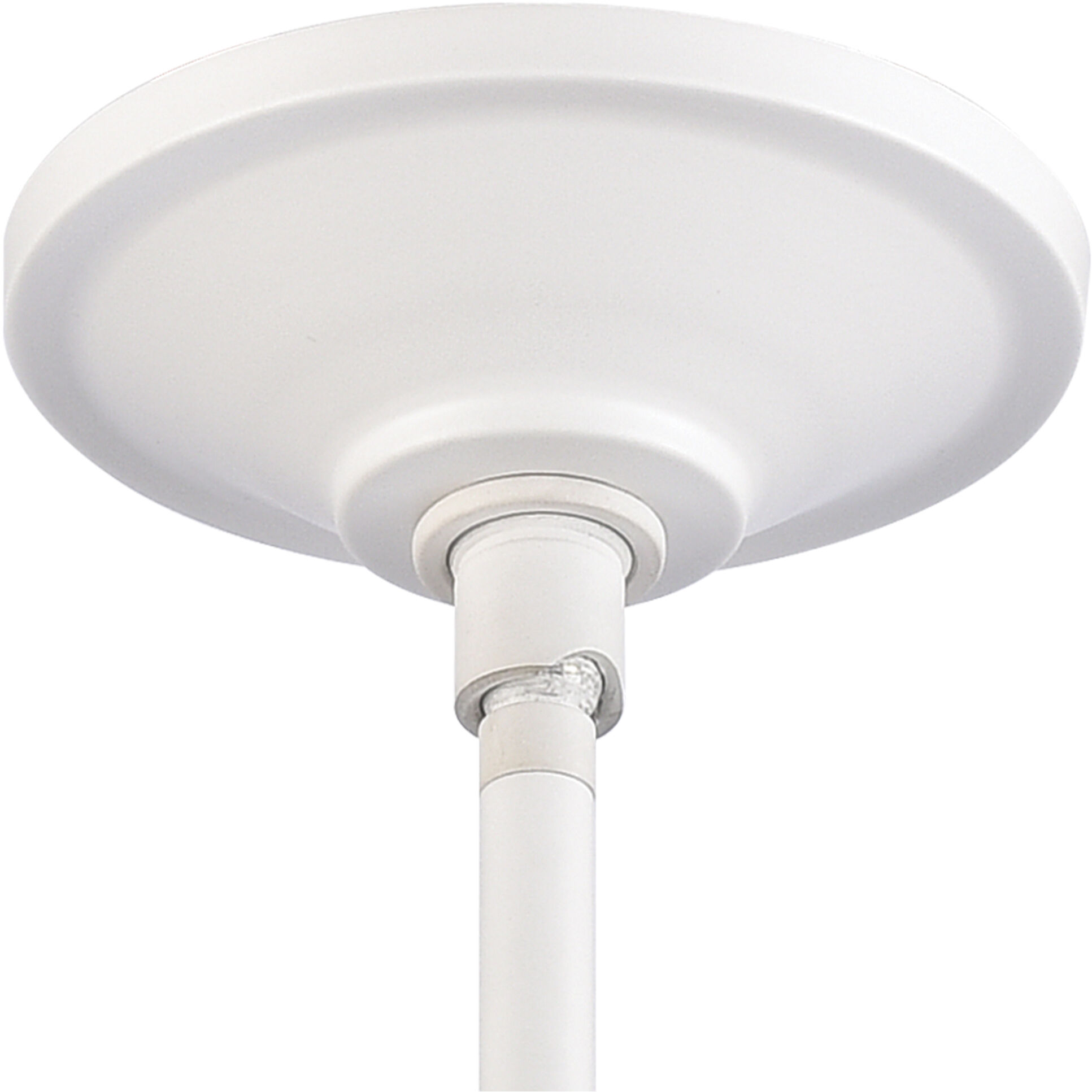 Zigrina 1 Light 7.88 inch Matte White with Aged Brass Pendant Ceiling Light