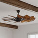Springer 52 inch Architectural Bronze with Distressed Walnut Blades Windmill Ceiling Fan