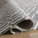 Mitra 130 X 94 inch Grey/White Rug in 8 x 11