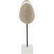 Don Beige with White and Bronze Object