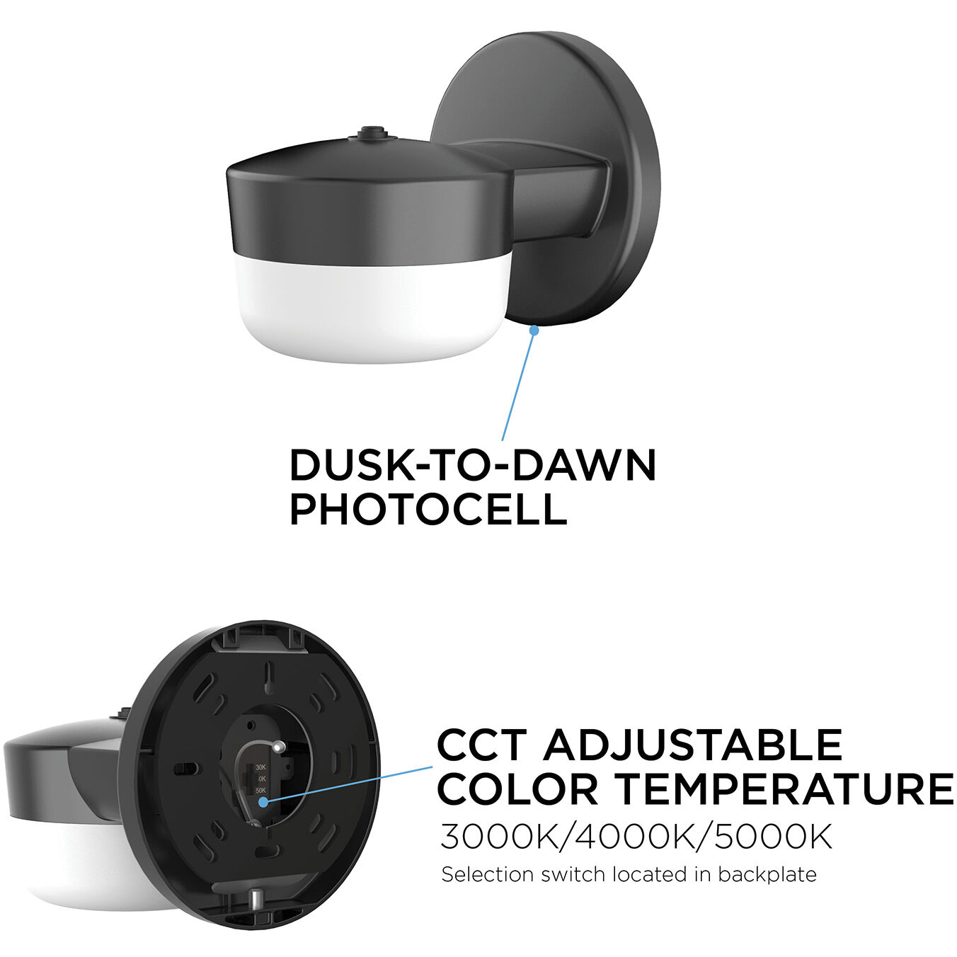 Benton LED 5 inch Bronze Outdoor Wall Sconce