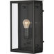 Royster 1 Light 13.75 inch Matte Black Outdoor Wall Sconce