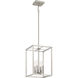 Signature 4 Light 10 inch Brushed Polished Nickel Foyer Light Ceiling Light