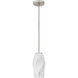 Fogel 1 Light 5 inch Brushed Nickel Mini Pendant Ceiling Light, Small