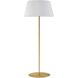 Gretchen 62.75 inch 100.00 watt Aged Brass Floor Lamp Portable Light, Round Base