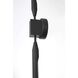 Odin 2 Light 50 inch Black Outdoor Wall Sconce