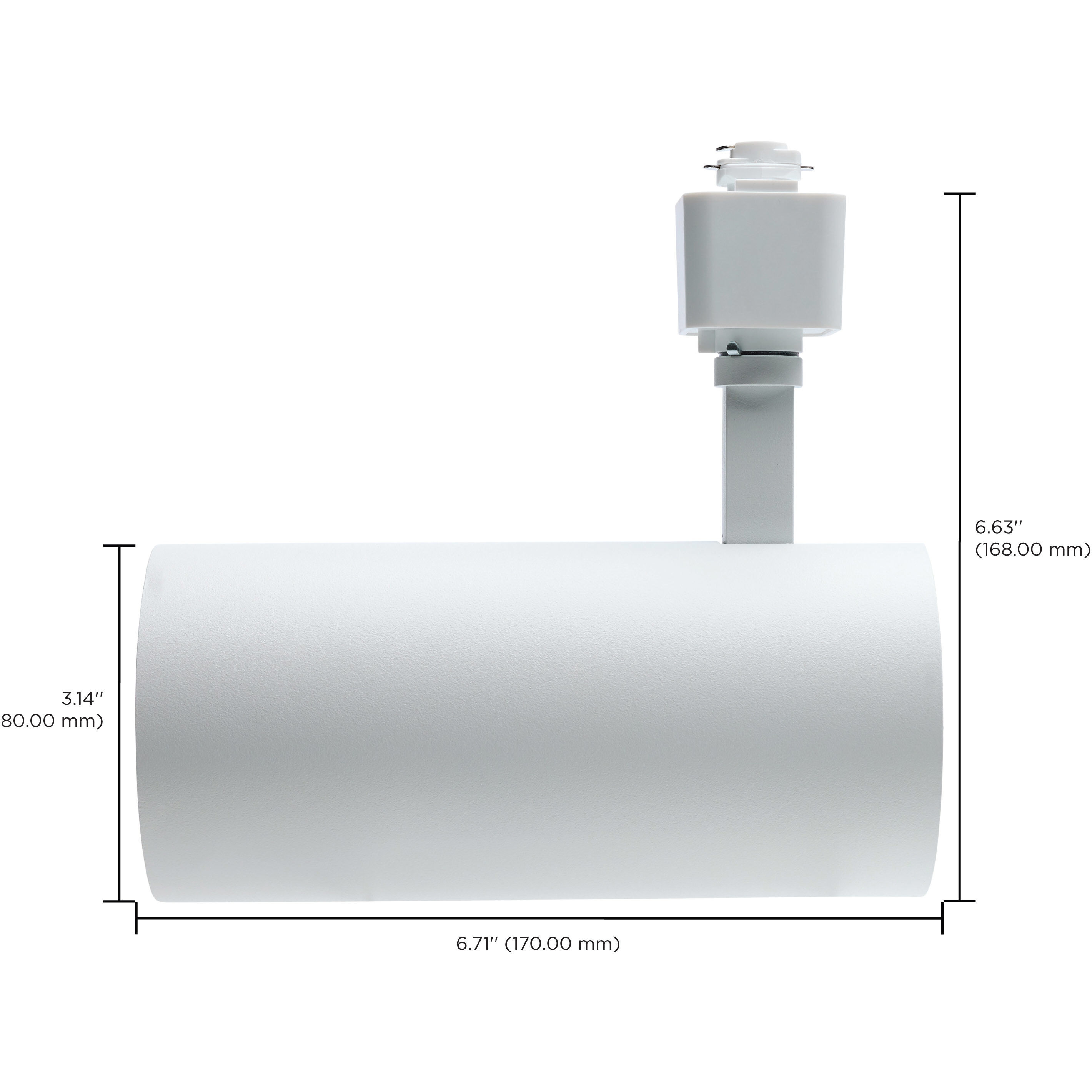 Brentwood 120 Matte White Track Lighting Ceiling Light