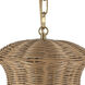 Alora Mood Kai 1 Light 11.13 inch Brushed Gold Pendant Ceiling Light