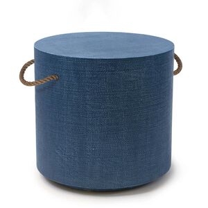 Aegean 21.5 X 21.5 inch Indigo Side Table, Round