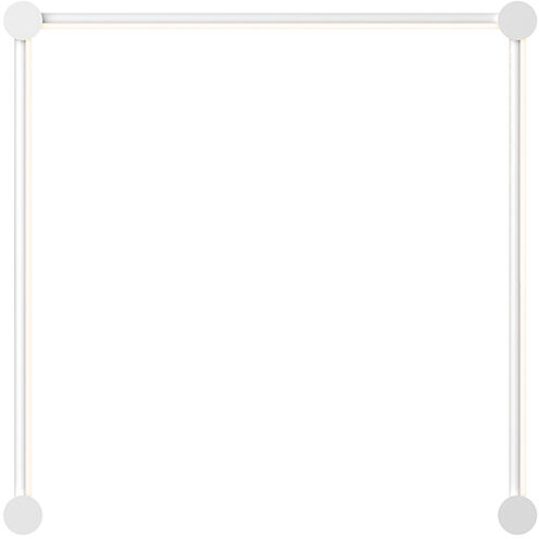 Purolinear 360 LED 25 inch Satin White ADA Wall Bar Light Wall Light