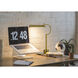 Soho 18.13 inch 12.00 watt Antique Brass Desk Lamp Portable Light