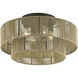 Acordia 4 Light 21 inch English Bronze Semi Flush Mount Ceiling Light, Extra Large