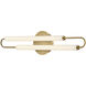 Eos LED 25 inch Lacquered Brass Bath Light Wall Light