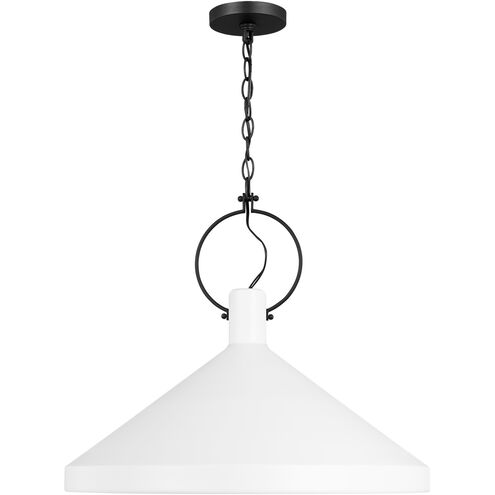 Suzanne Kasler Lyon 1 Light 24 inch Matte White Pendant Ceiling Light