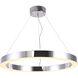 Canada LED 33 inch Chrome Pendant Ceiling Light