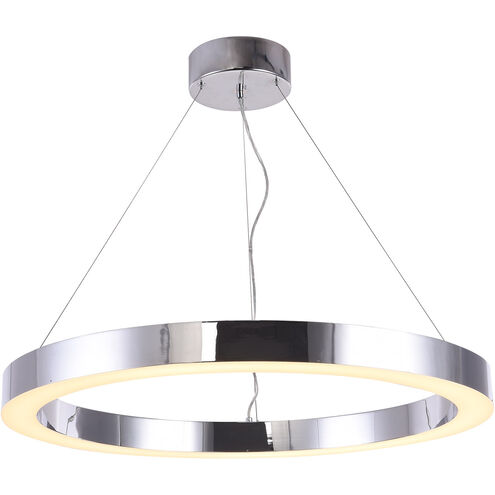 Canada LED 33 inch Chrome Pendant Ceiling Light