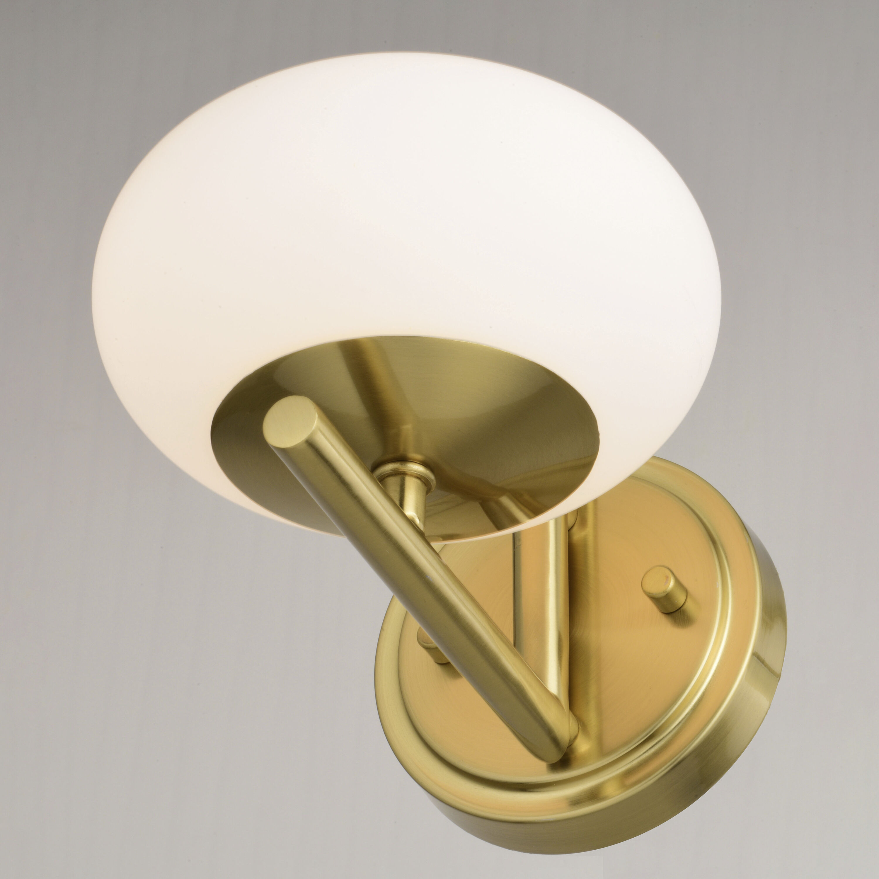 Sloane LED 6.75 inch Satin Brass Wall Light in 1