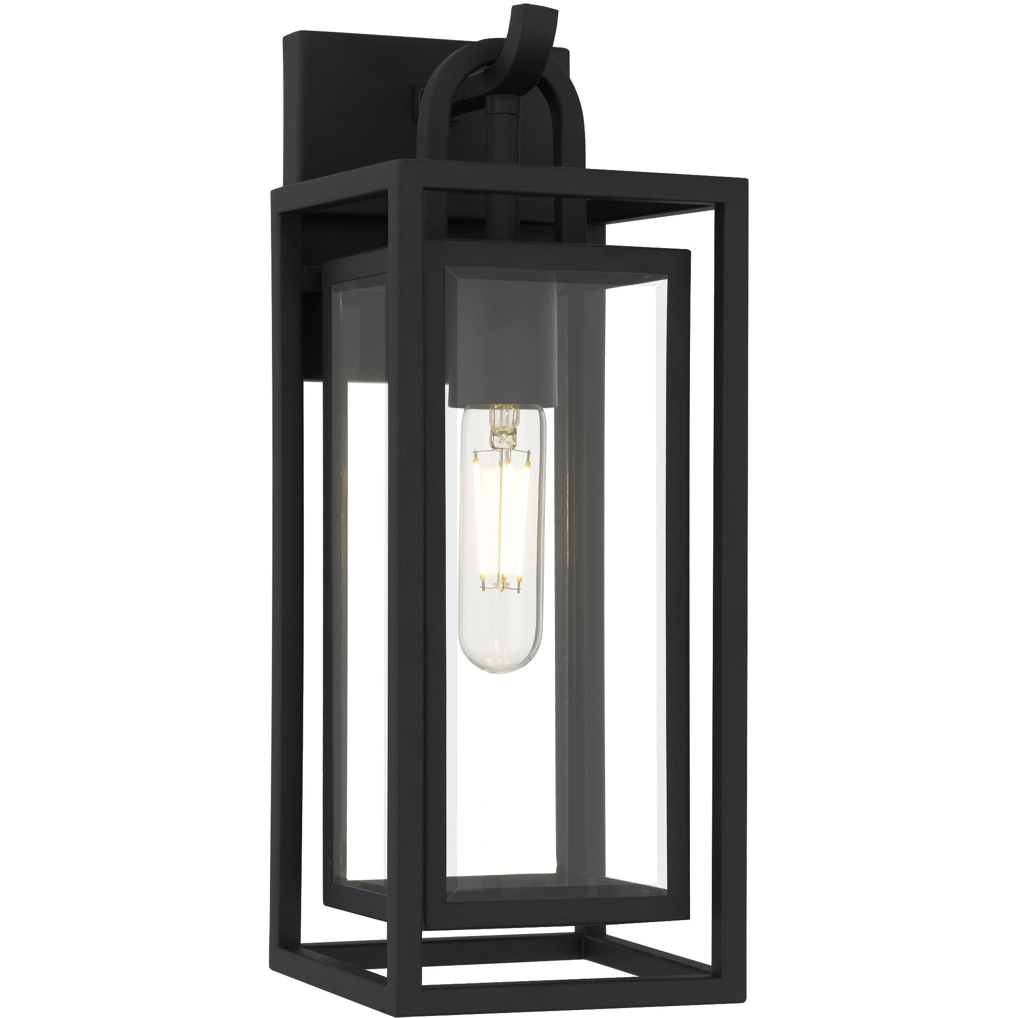 Jayce 1 Light 14.5 inch Matte Black Outdoor Wall Lantern
