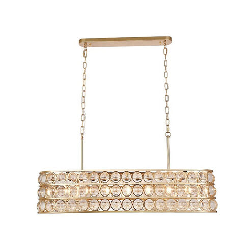 Canada 6 Light 12 inch Gold Chandelier Ceiling Light