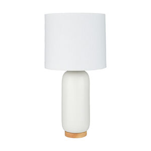 Rayne 25.5 inch 100 watt White Table Lamp Portable Light