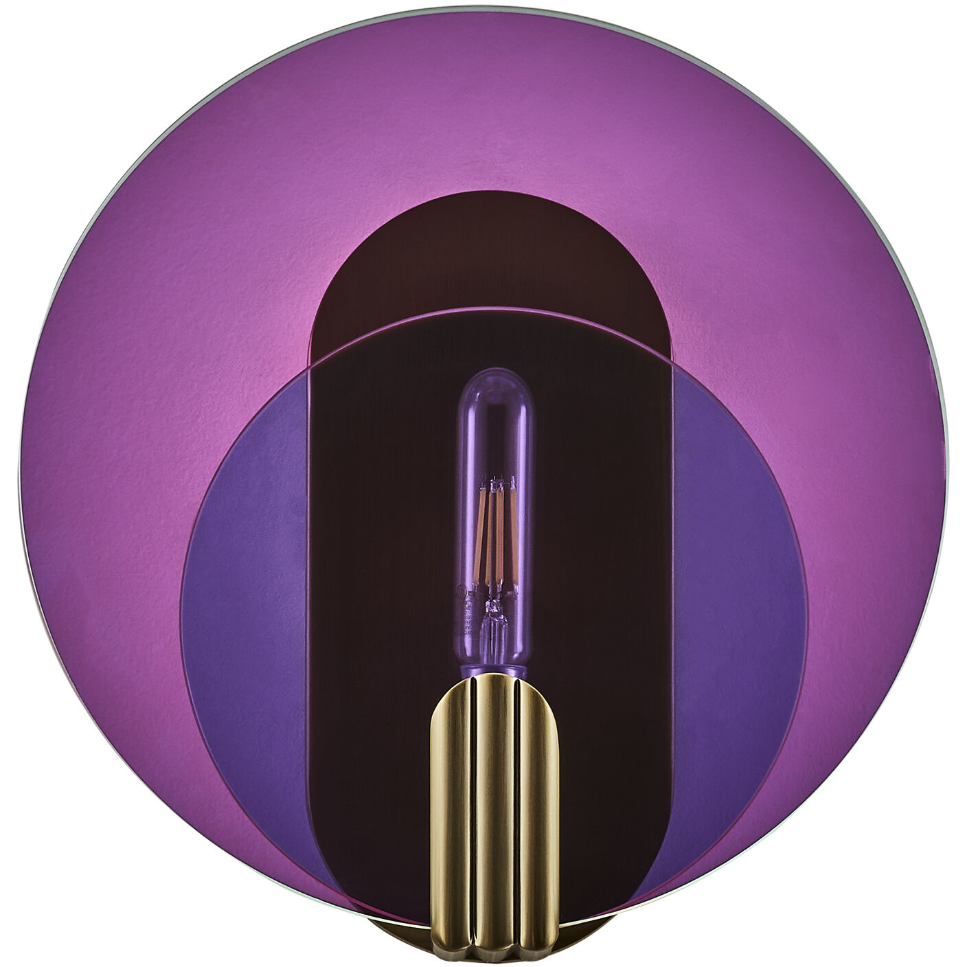 Optics 1 Light 11 inch Winter Brass ADA Wall Sconce Wall Light