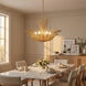 Christiane Lemieux Dorelle 6 Light 28 inch Gild Chandelier Ceiling Light