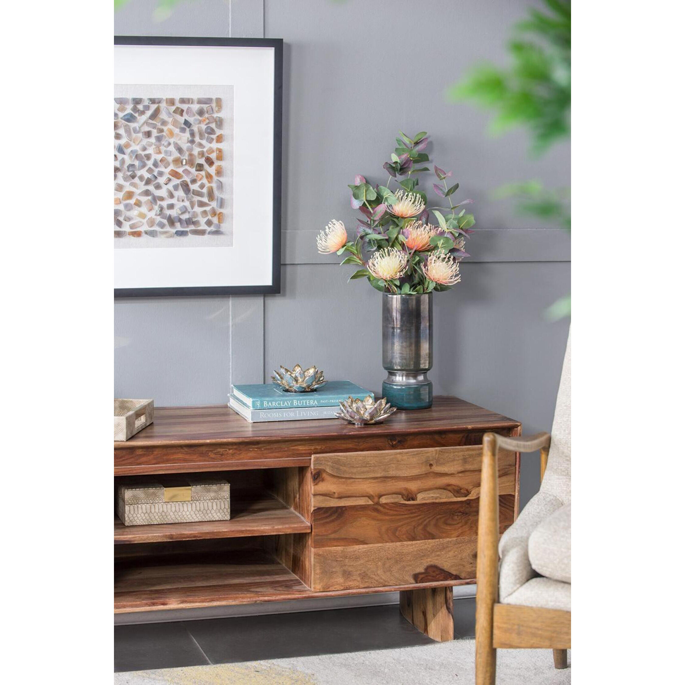 Lotus 5.9 X 2.2 inch Candleholder