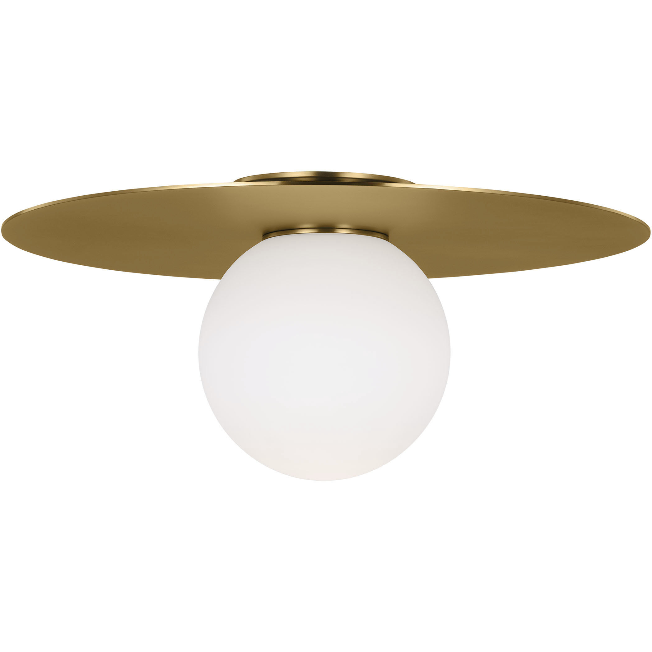 Kelly by Kelly Wearstler Nodes 1 Light 24 inch Burnished Brass Flush Mount Ceiling Light