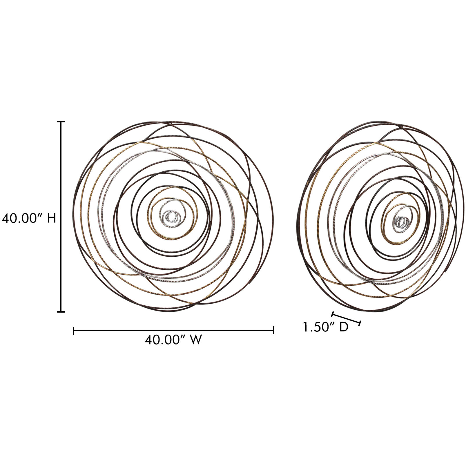 Braid Multicolor Wall Décor