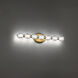 Forever Seduction LED 25 inch Aged Brass Bath Vanity & Wall Light