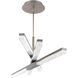 Minx LED 48 inch Antique Nickel Mini Pendant Ceiling Light in 3