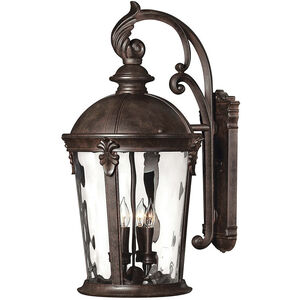 Estate Series Windsor 4 Light 12.50 inch Outdoor Wall Light
