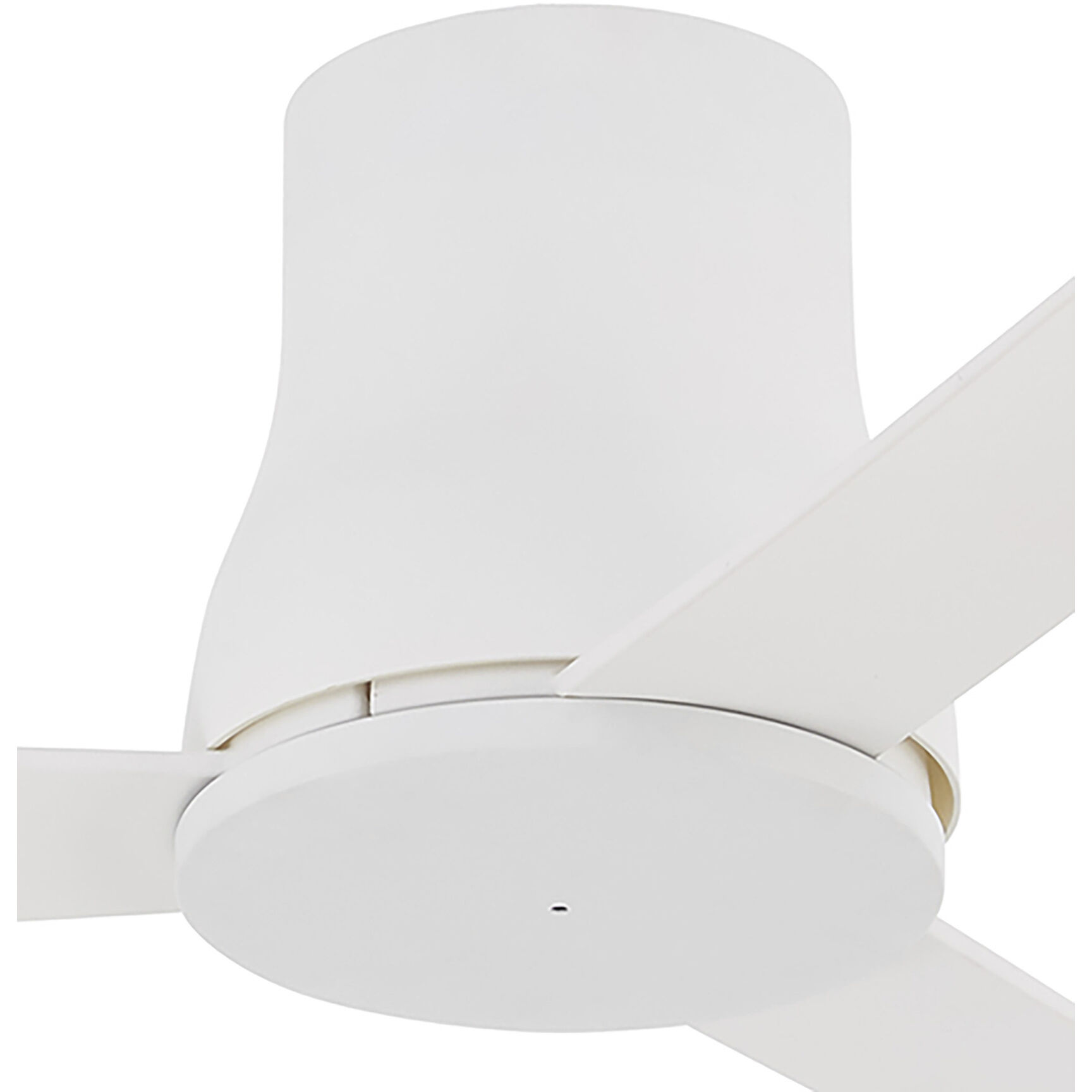Simple Flush 52 inch Flat White Outdoor Hugger Fan