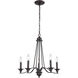 Farmington 5 Light 21 inch Oil Rubbed Bronze Chandelier Ceiling Light