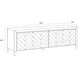 Greyson 78.75 inch Smoke Acacia Media Console & Cabinet