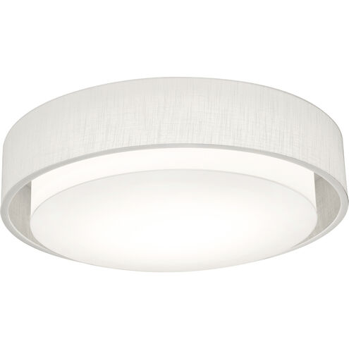 Sanibel 3 Light 23 inch Linen White Flush Mount Ceiling Light