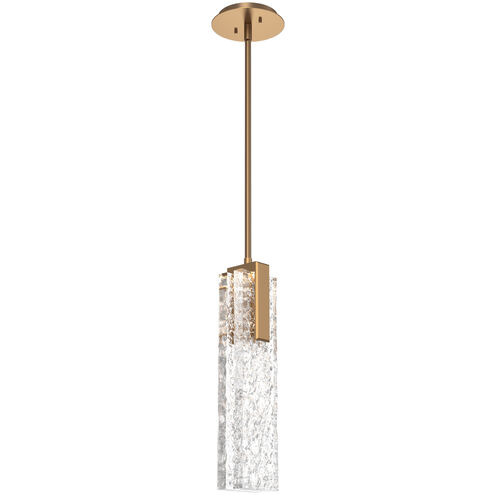 Glacier LED 3.5 inch Novel Brass Pendant Ceiling Light in 3000K LED