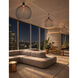 Orland Family 24 inch Matte Black Pendant Ceiling Light in 24" D x 24" W x 27" H, EVOLV