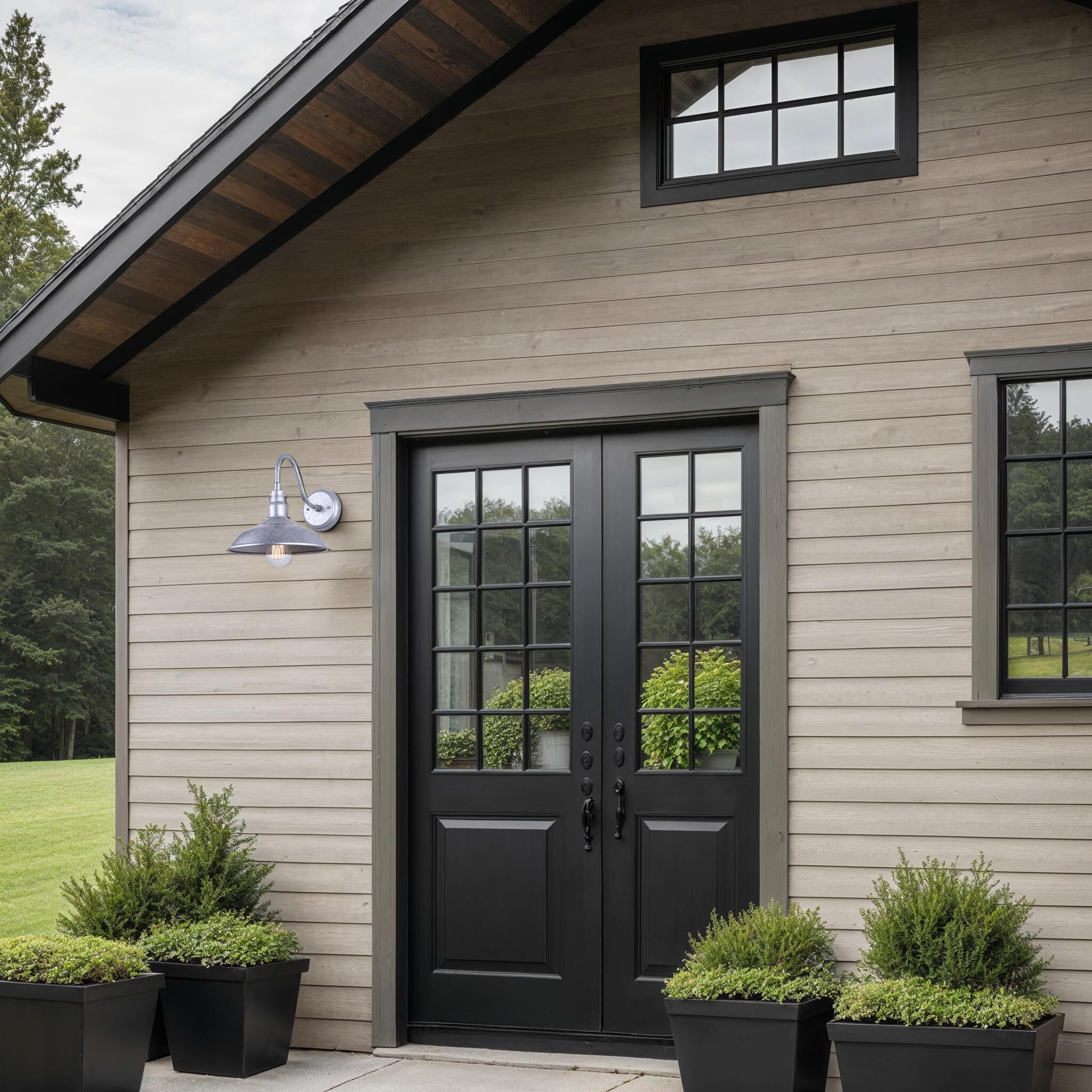 Desi 1 Light 10 inch Distressed Galvanized Outdoor Wall Lantern