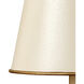 Tole Cream 6 inch Tapered Chandelier Shade