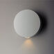 Alumilux Glint LED 5 inch White Outdoor Wall Sconce