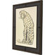 Golden Cheetah Black and Metallic Framed Art