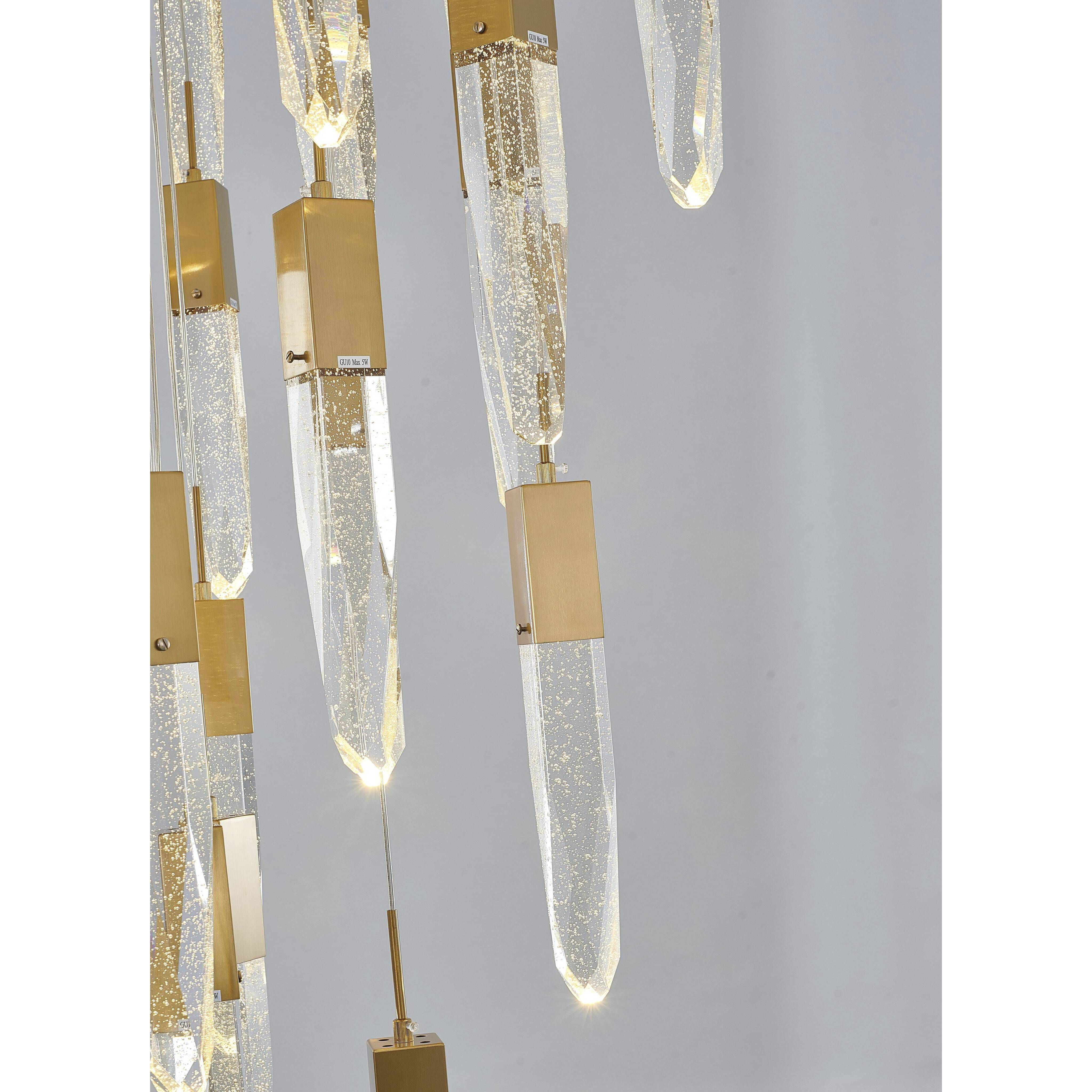 Canada 41 Light 35.43 inch Gold Chandelier Ceiling Light