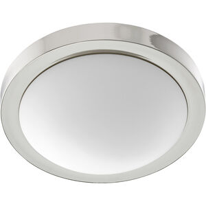 Contempo 2 Light 13 inch Polished Nickel Flush Mount Ceiling Light